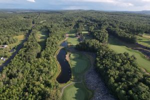 Belgrade Lakes 3rd Fairway Aerial